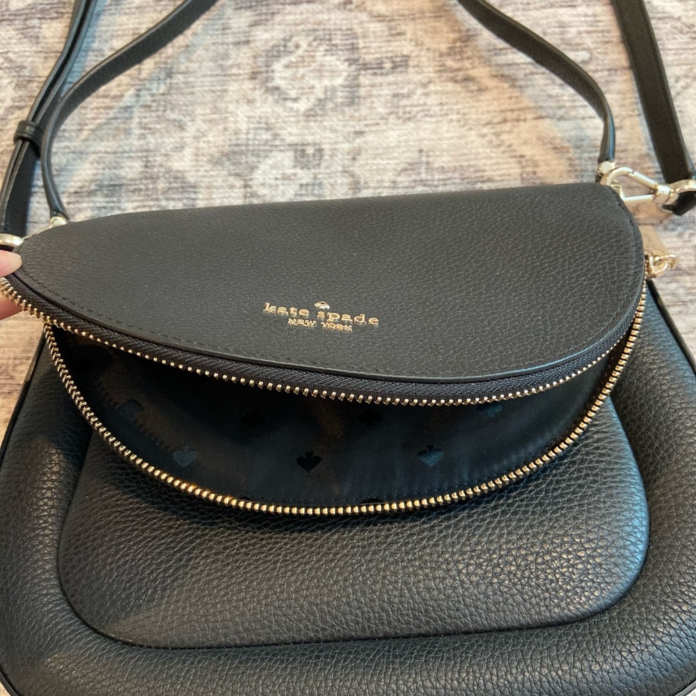 Kate Spade Elegant Black Crossbody Bag - Picture 2 of 9
